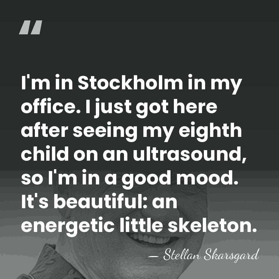 I'm in Stockholm in my office. I just got here after seeing&hellip; - Stellan Skarsgard