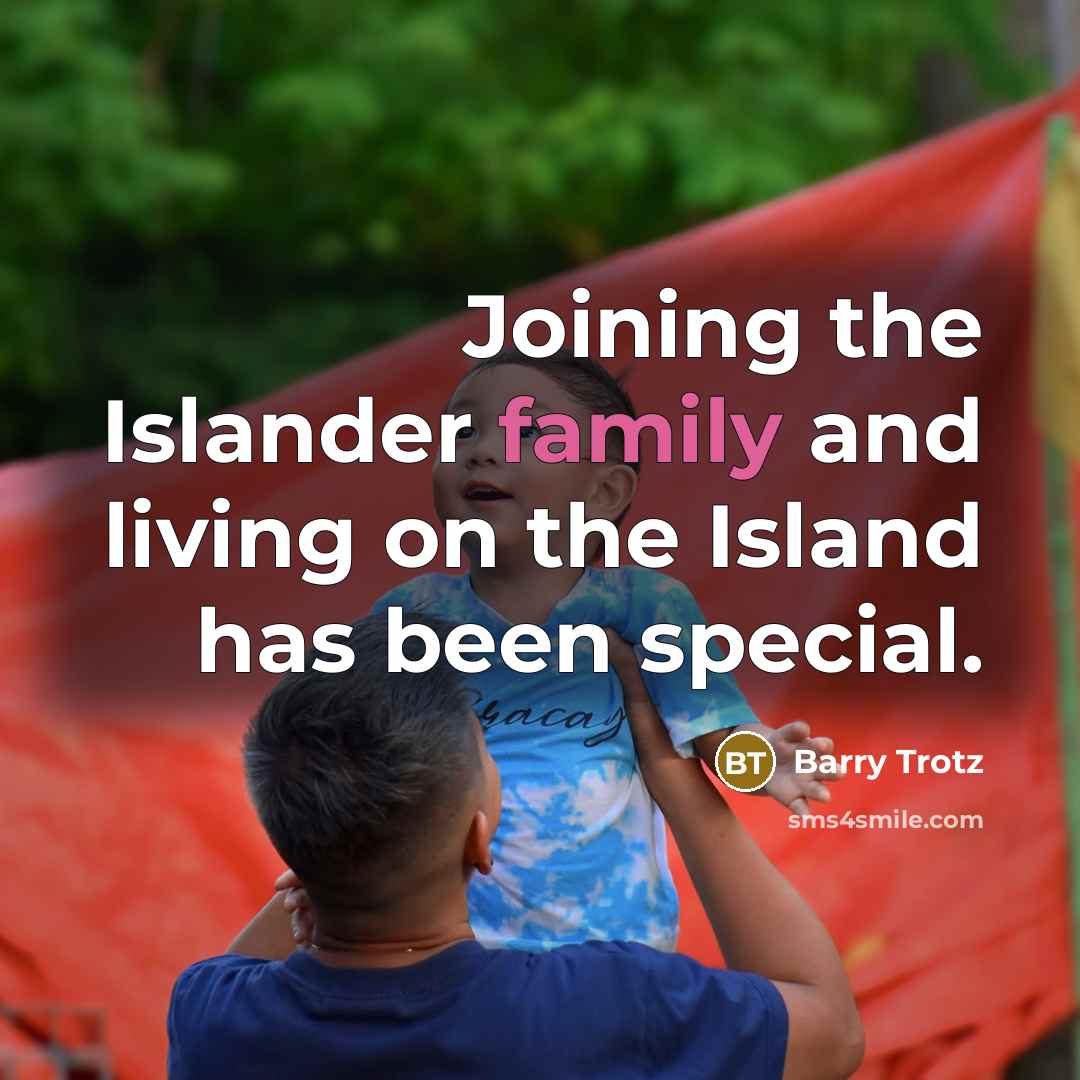 “Joining the Islander family and living on the Island has…” quote by Barry Trotz