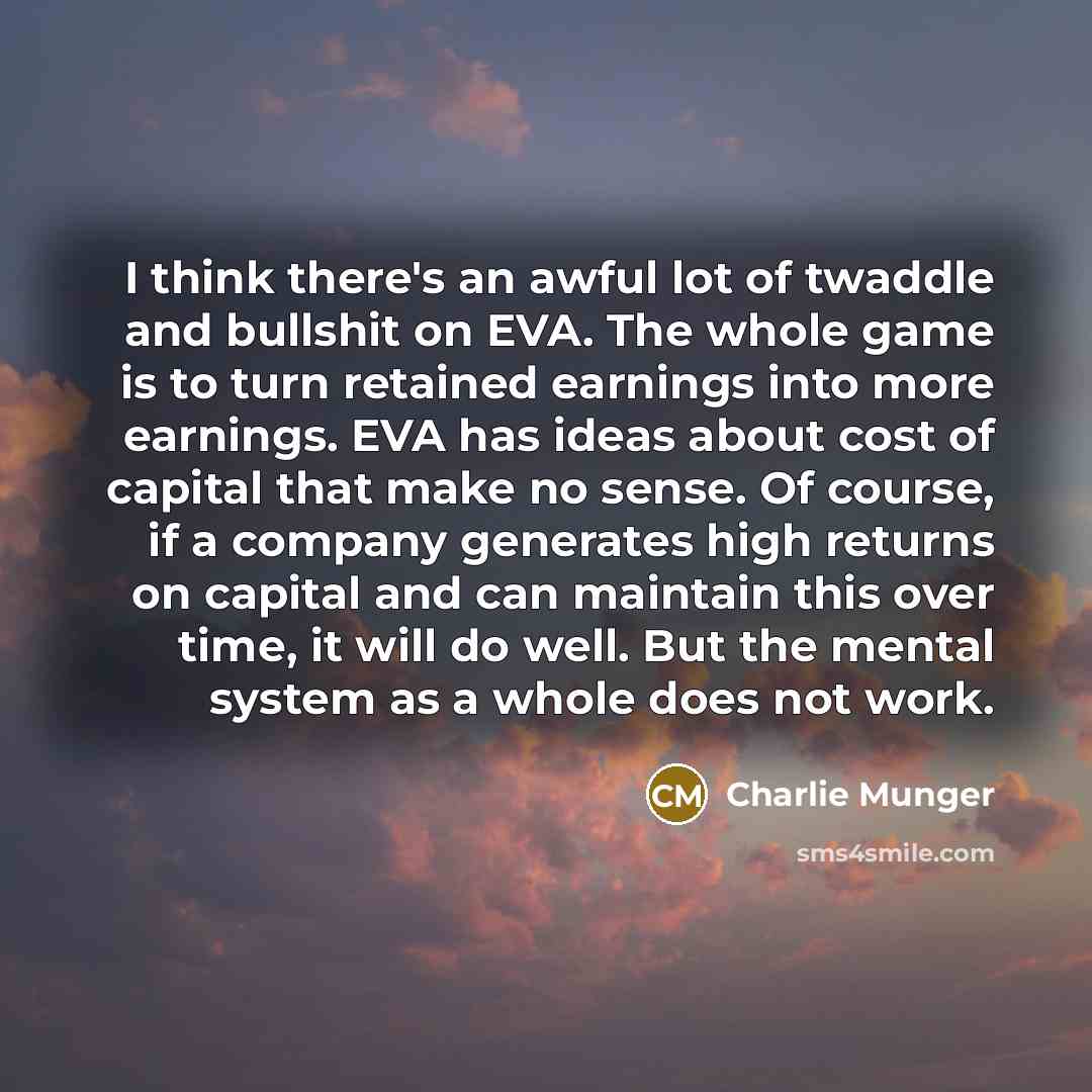 “I think there's an awful lot of twaddle and bullshit…” quote by Charlie Munger