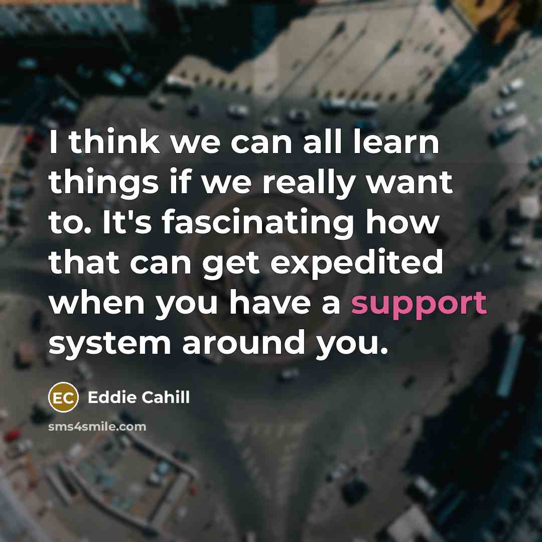 “I think we can all learn things if we really…” quote by Eddie Cahill