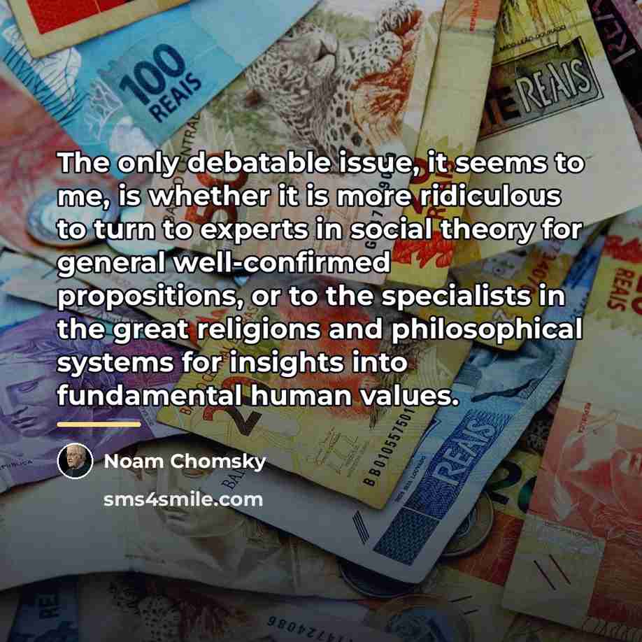 “The only debatable issue, it seems to me, is whether…” quote by Noam Chomsky