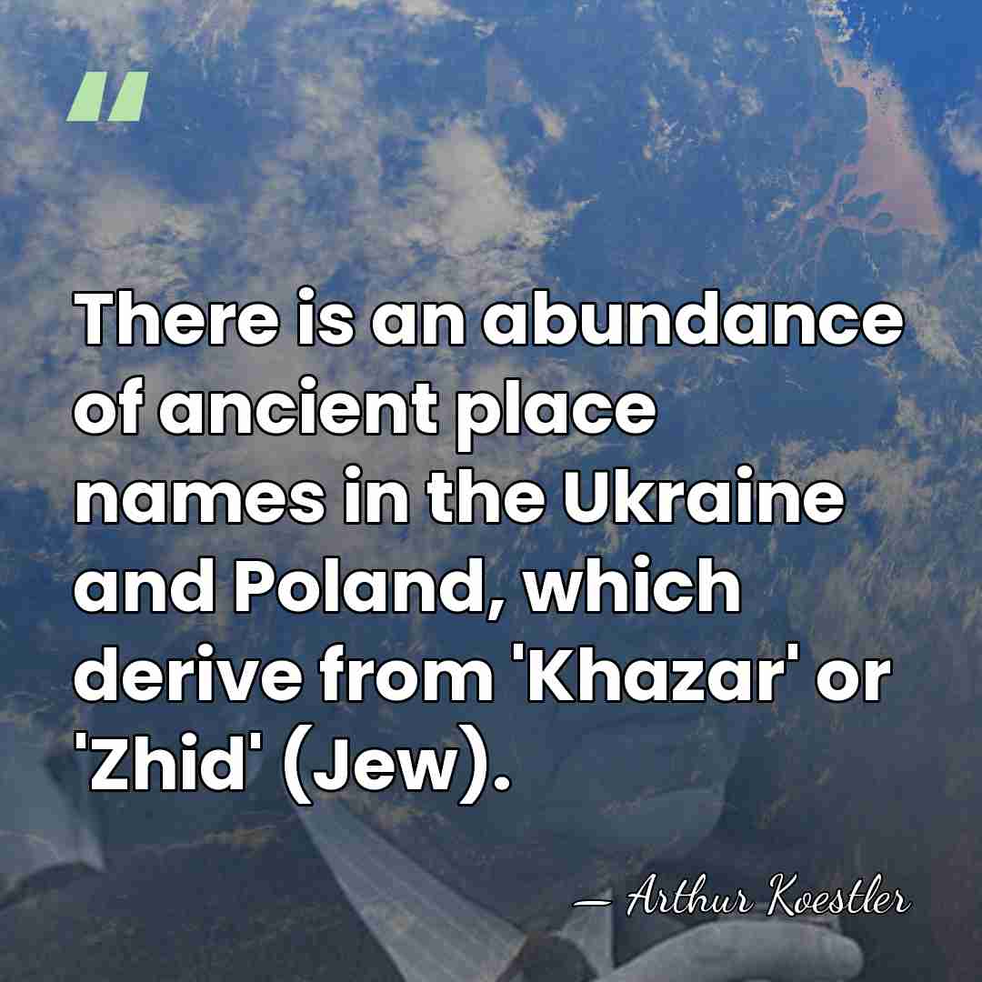 There is an abundance of ancient place names in the Ukraine and&hellip; - Arthur Koestler