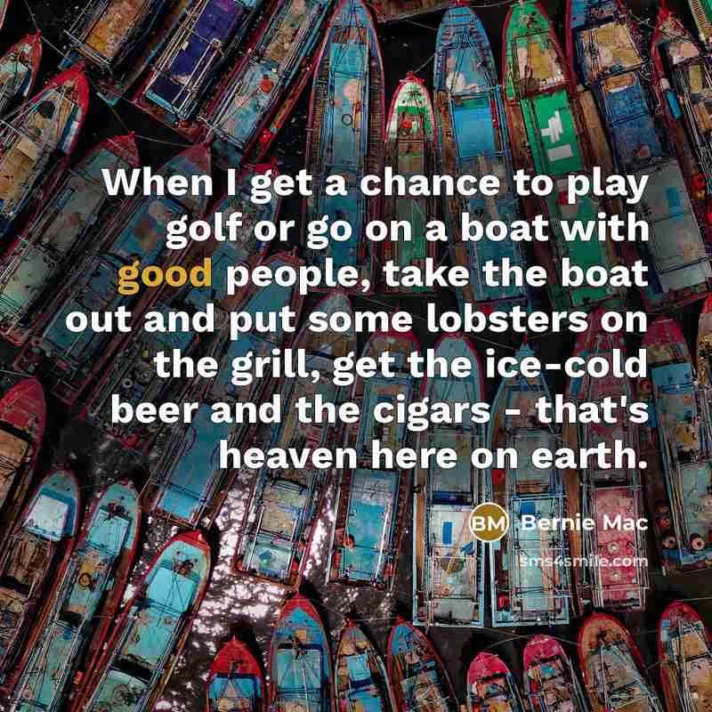 “When I get a chance to play golf or go…” quote by Bernie Mac