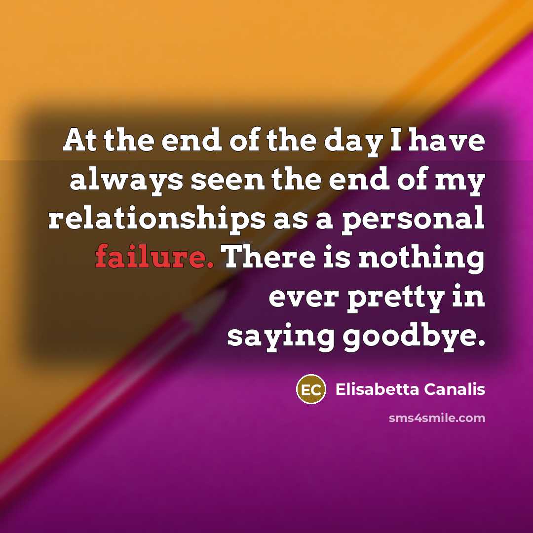 “At the end of the day I have always seen…” quote by Elisabetta Canalis
