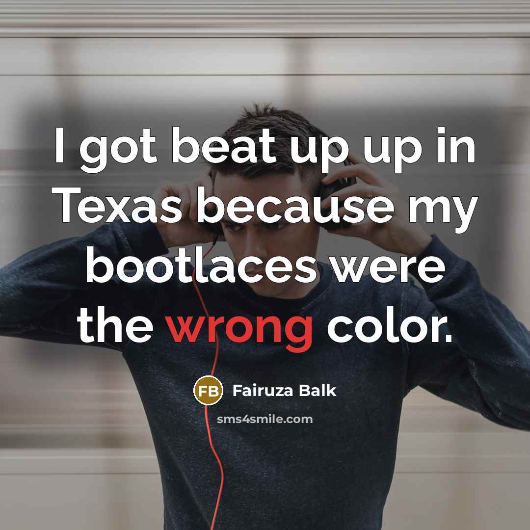“I got beat up up in Texas because my bootlaces…” quote by Fairuza Balk