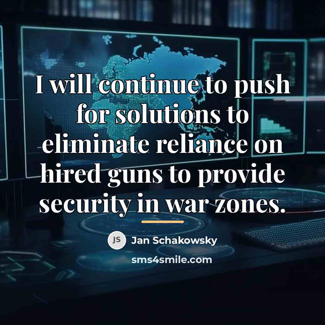 “I will continue to push for solutions to eliminate reliance…” quote by Jan Schakowsky