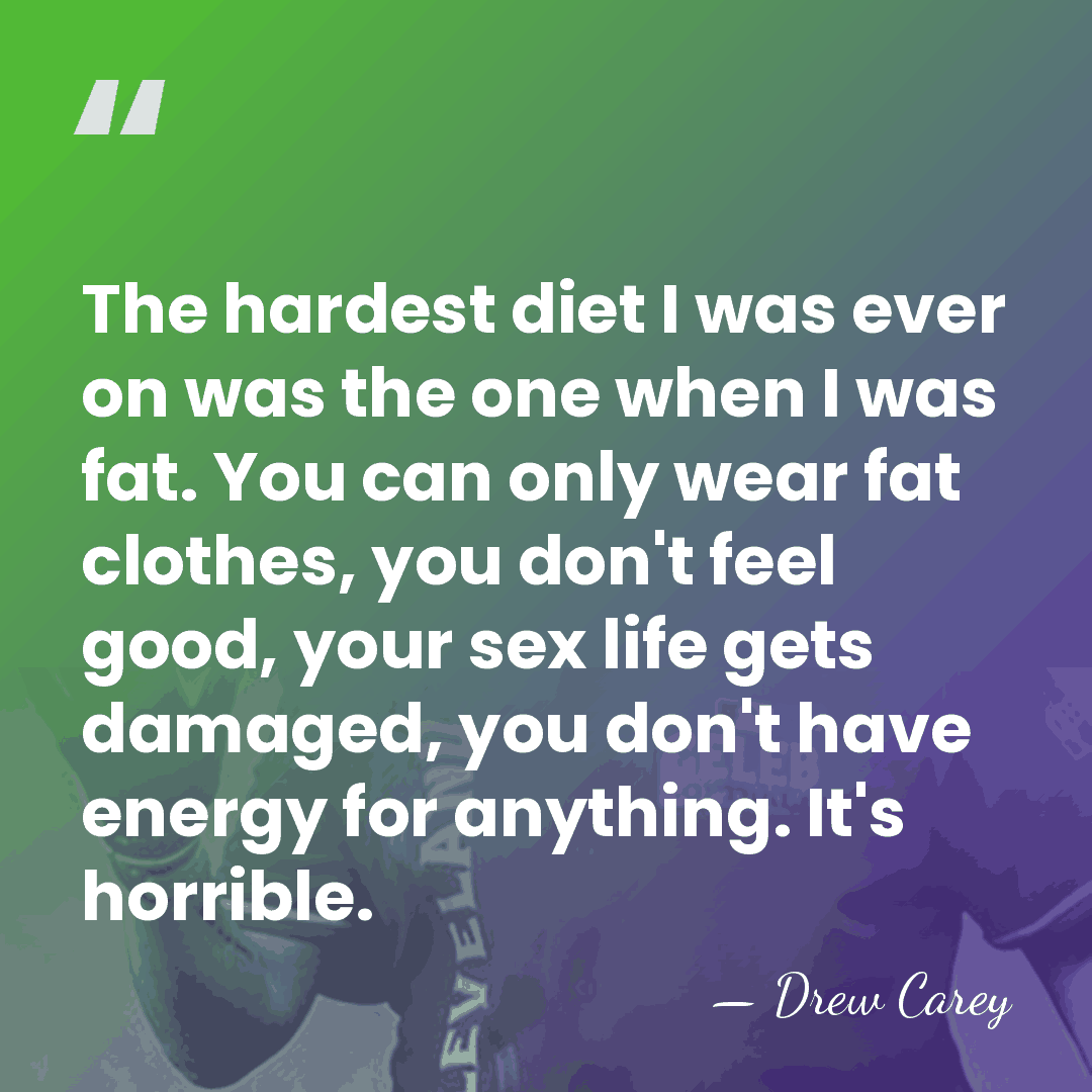 The hardest diet I was ever on was the one when I&hellip; - Drew Carey