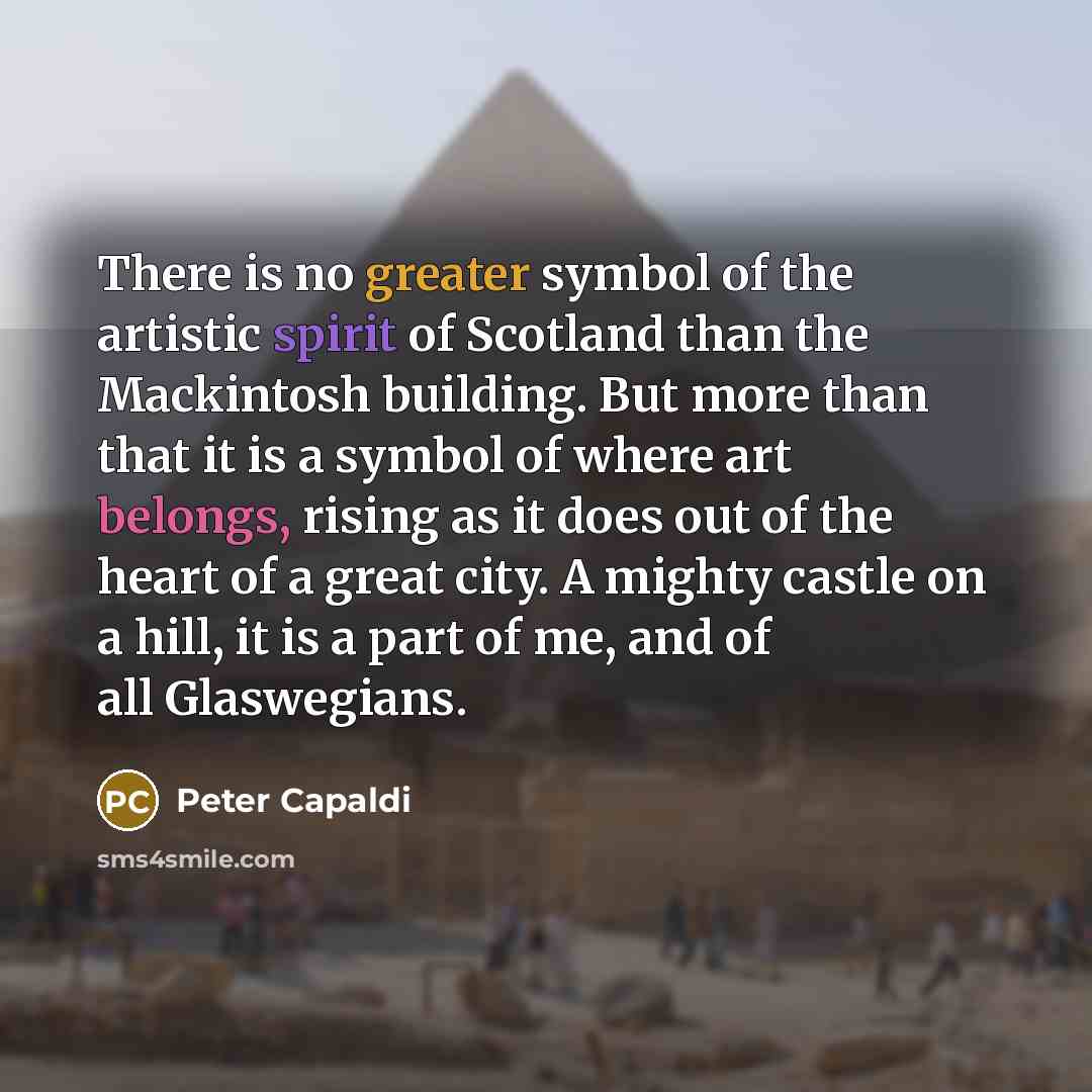 “There is no greater symbol of the artistic spirit of…” quote by Peter Capaldi