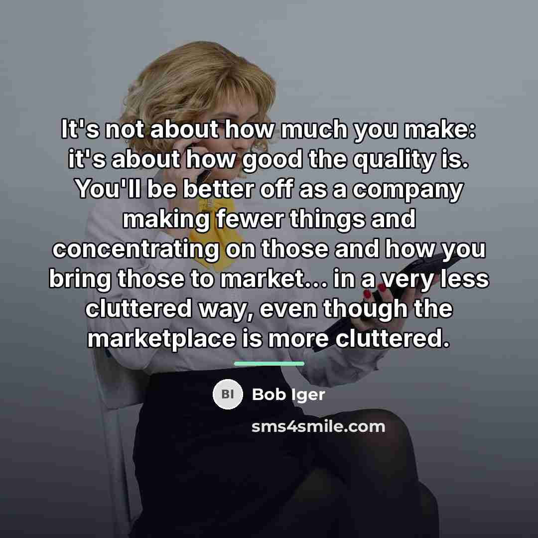 “It's not about how much you make: it's about how…” quote by Bob Iger