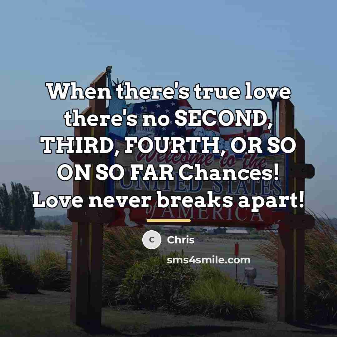 “When there's true love there's no SECOND, THIRD, FOURTH, OR…” quote by Chris