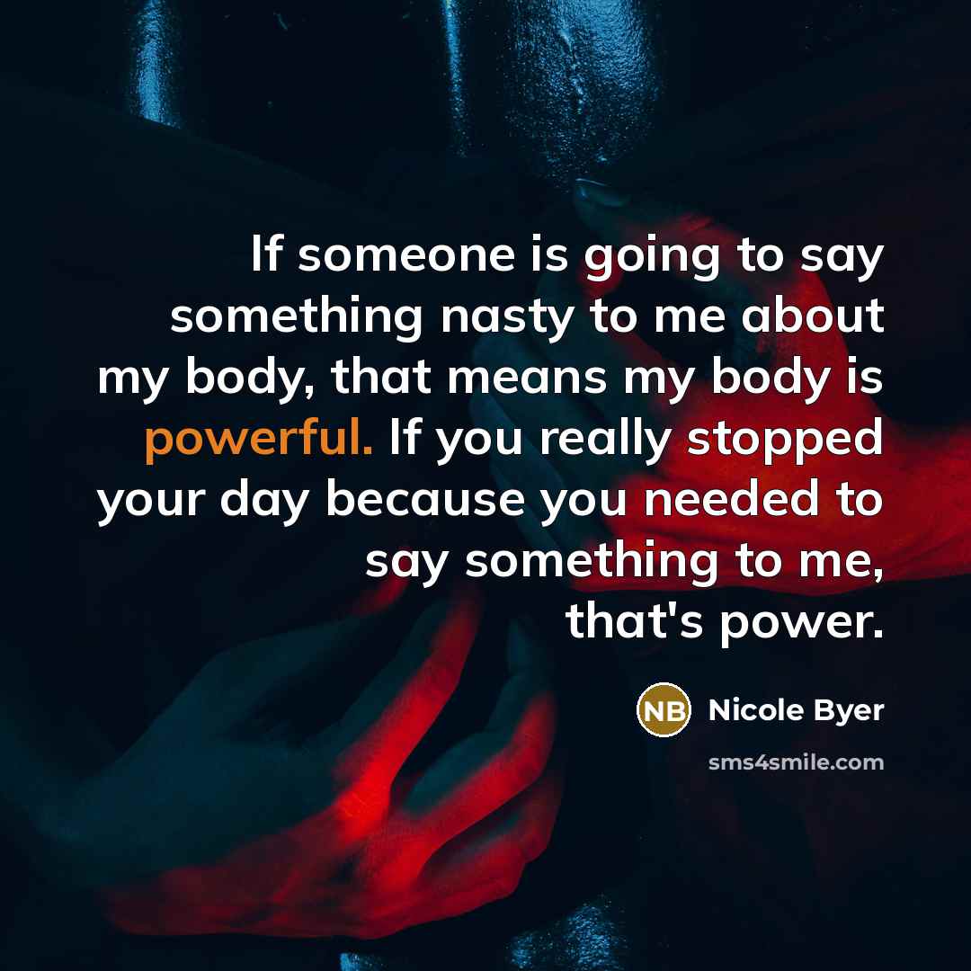 “If someone is going to say something nasty to me…” quote by Nicole Byer