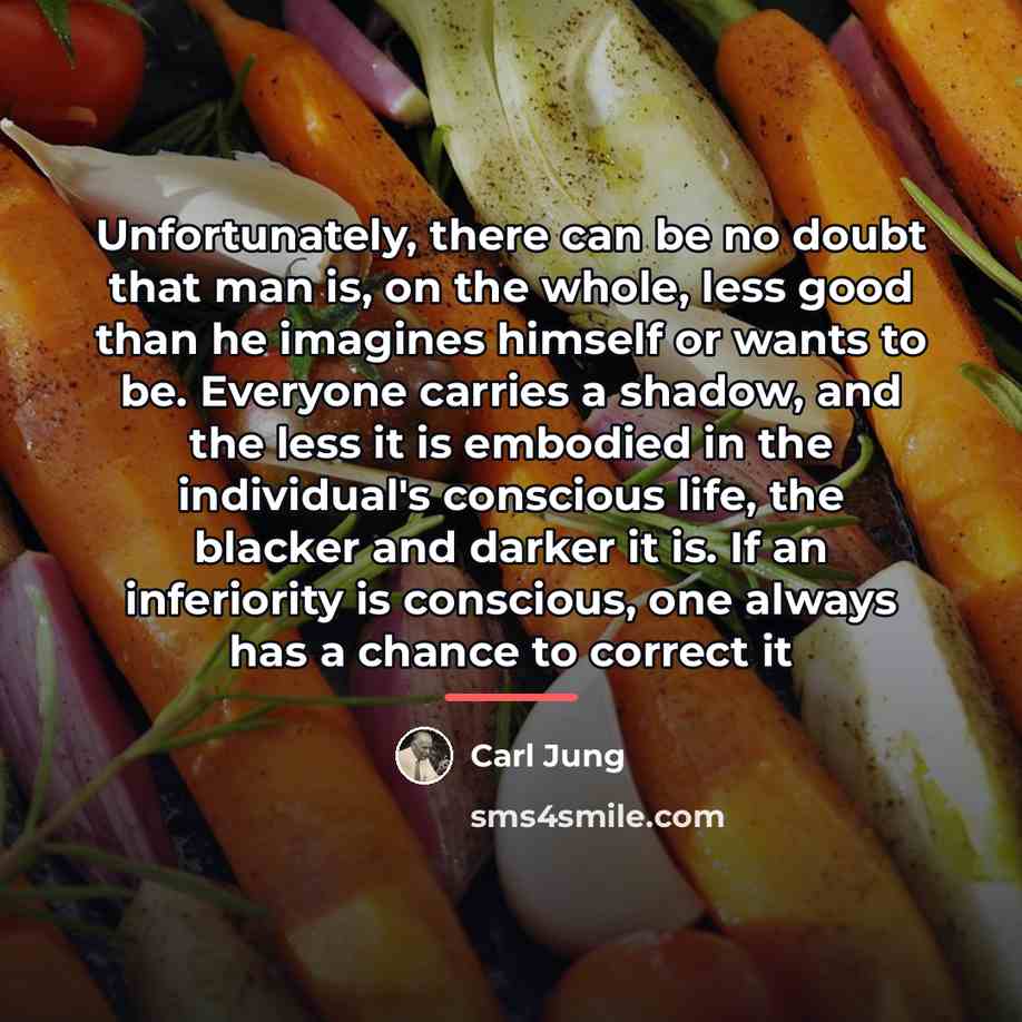 “Unfortunately, there can be no doubt that man is, on…” quote by Carl Jung