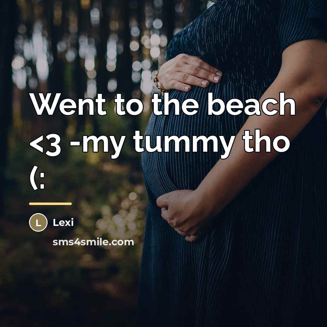 “Went to the beach…” quote by Lexi