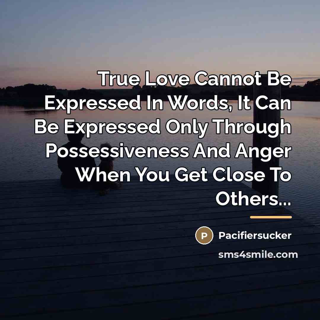“True Love Cannot Be Expressed In Words, It Can Be…” quote by Pacifiersucker