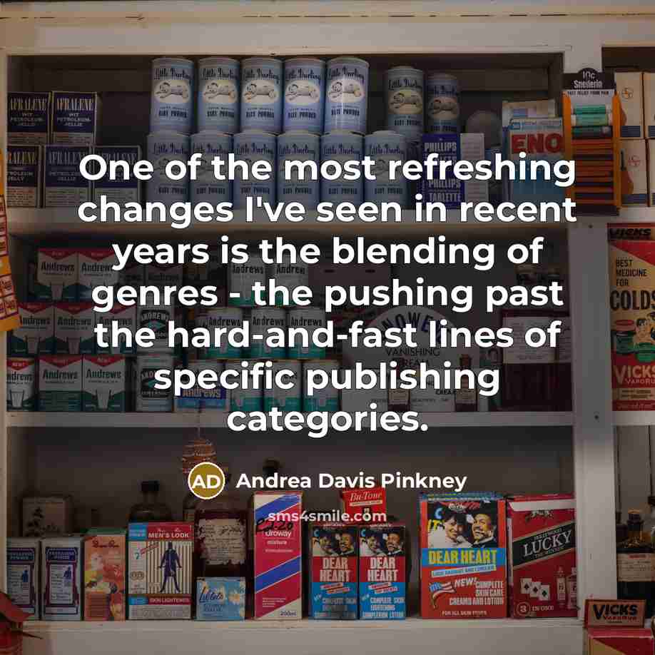 “One of the most refreshing changes I've seen in recent…” quote by Andrea Davis Pinkney