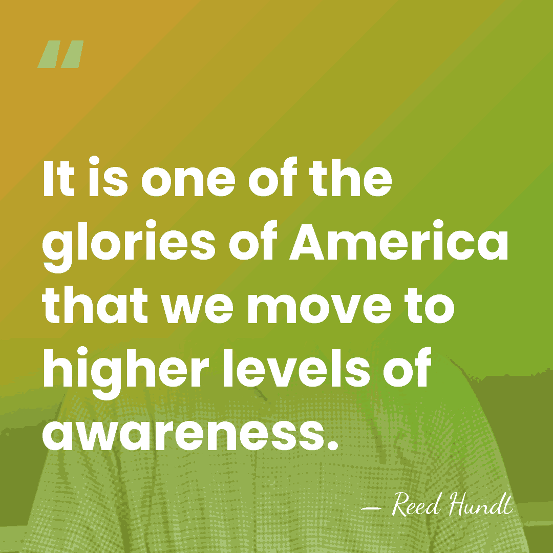 It is one of the glories of America that we move to&hellip; - Reed Hundt