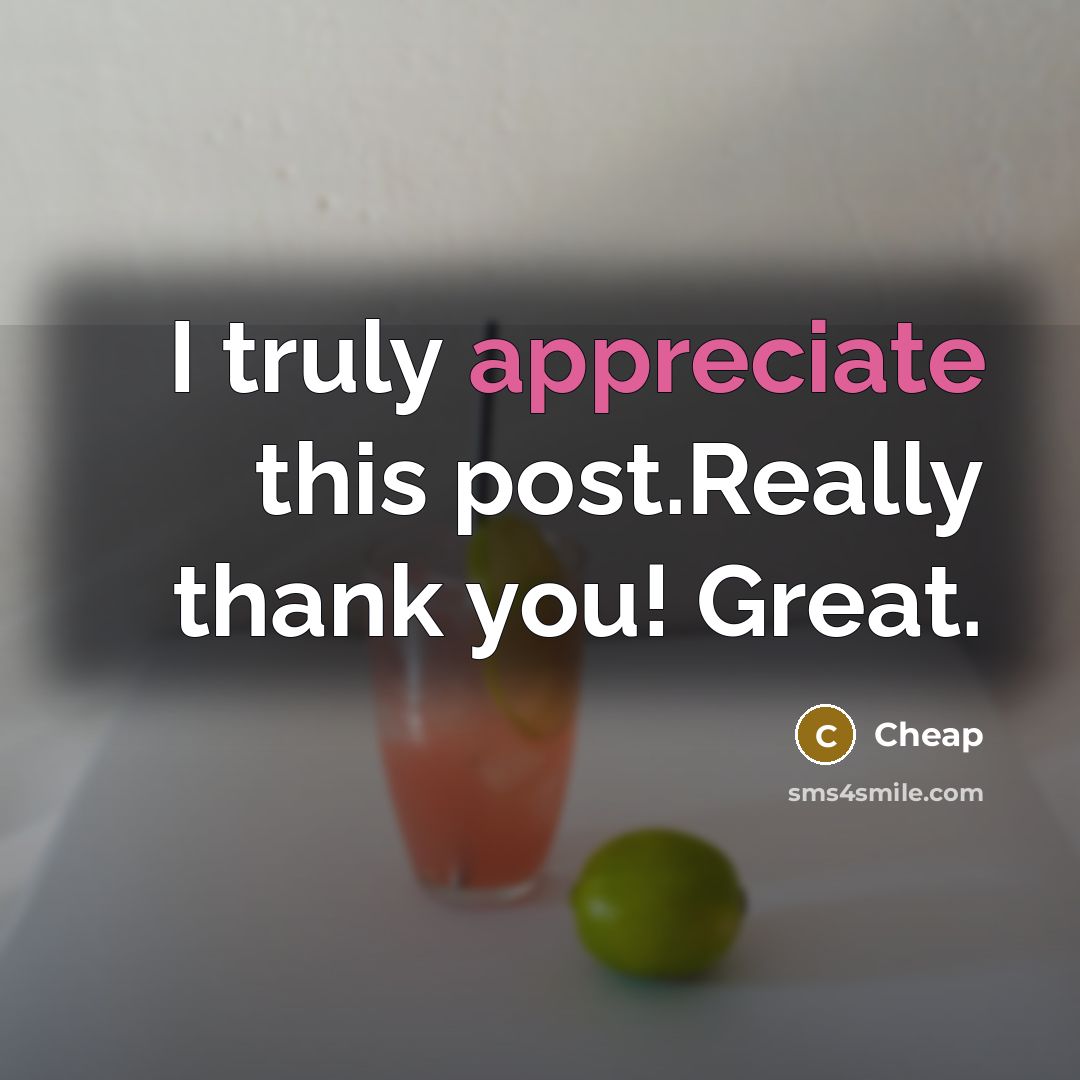 “I truly appreciate this post.Really thank you! Great.” quote by Cheap