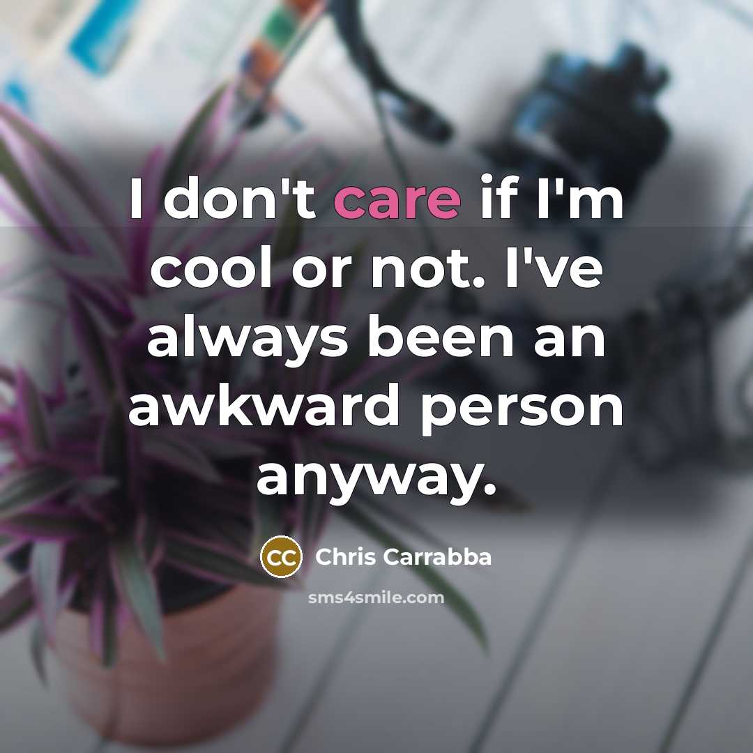 “I don't care if I'm cool or not. I've always…” quote by Chris Carrabba