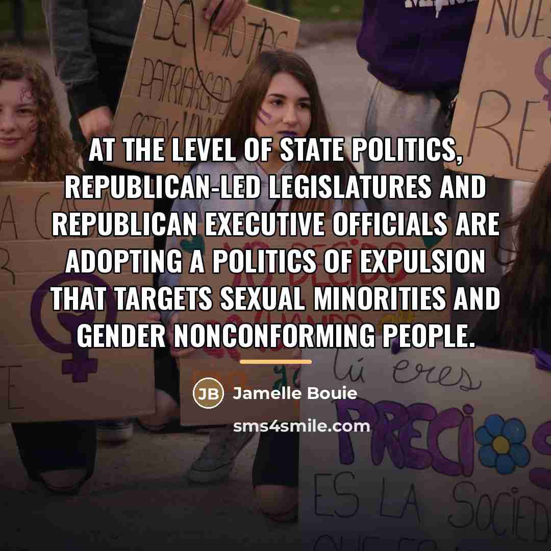 “At the level of state politics, Republican-led legislatures and Republican…” quote by Jamelle Bouie