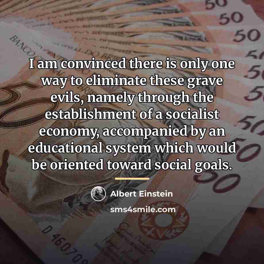 “I am convinced there is only one way to eliminate…” quote by Albert Einstein