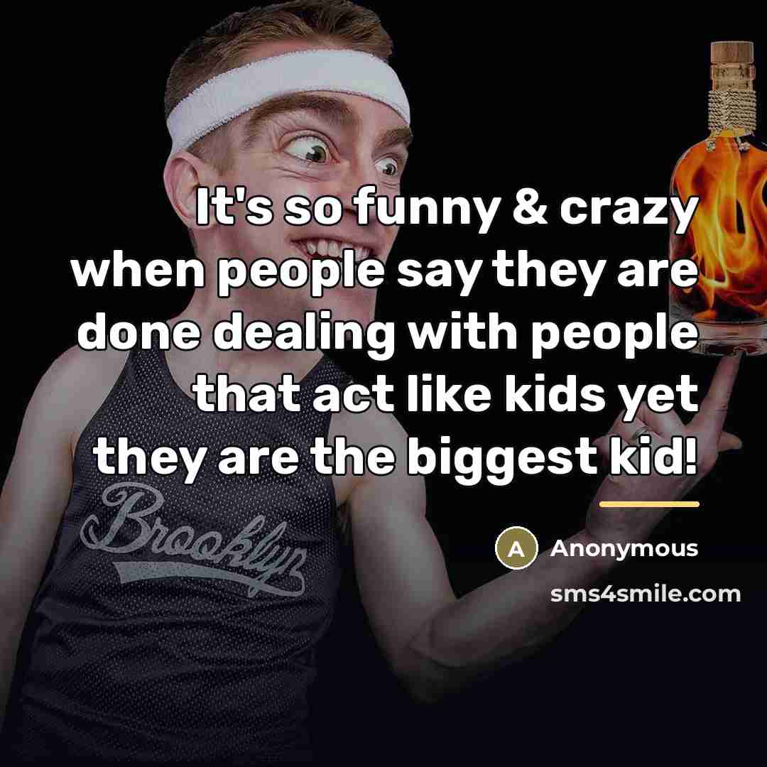 “It's so funny & crazy when people say they are…” quote by Anonymous