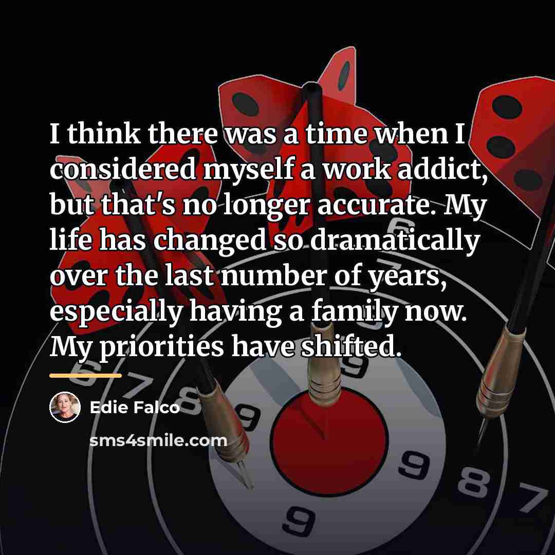 “I think there was a time when I considered myself…” quote by Edie Falco