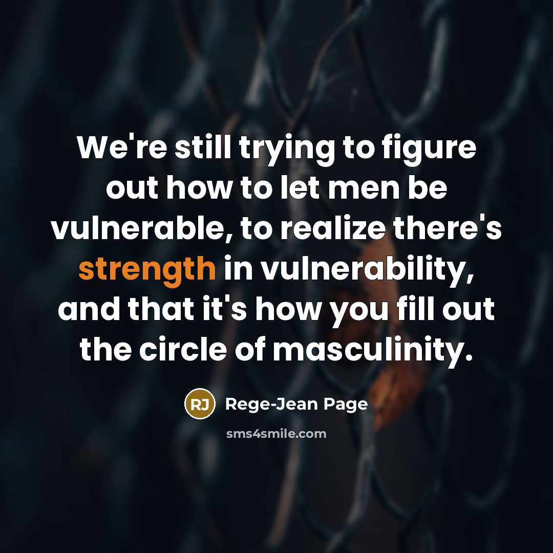 “We're still trying to figure out how to let men…” quote by Rege-Jean Page