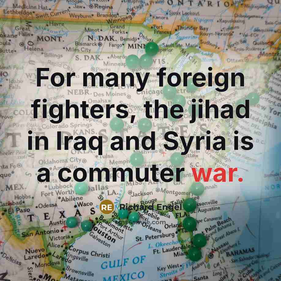 “For many foreign fighters, the jihad in Iraq and Syria…” quote by Richard Engel