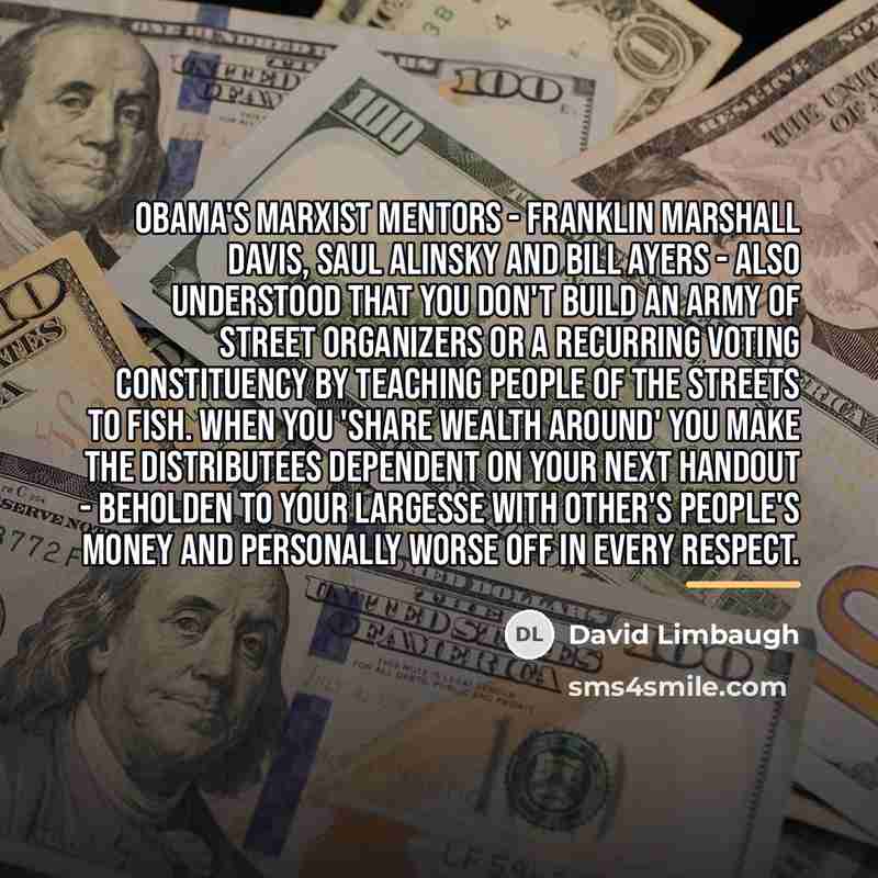 “Obama's Marxist mentors - Franklin Marshall Davis, Saul Alinsky and…” quote by David Limbaugh