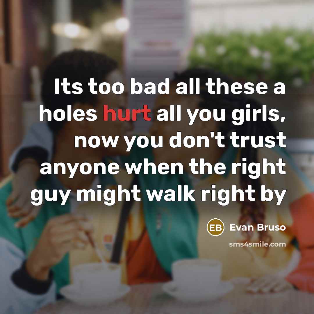 “Its too bad all these a holes hurt all you…” quote by Evan Bruso