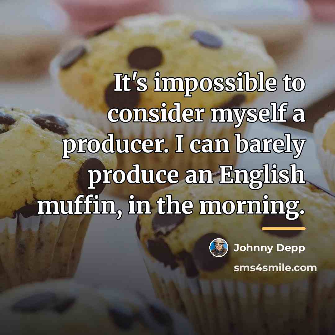 “It's impossible to consider myself a producer. I can barely…” quote by Johnny Depp
