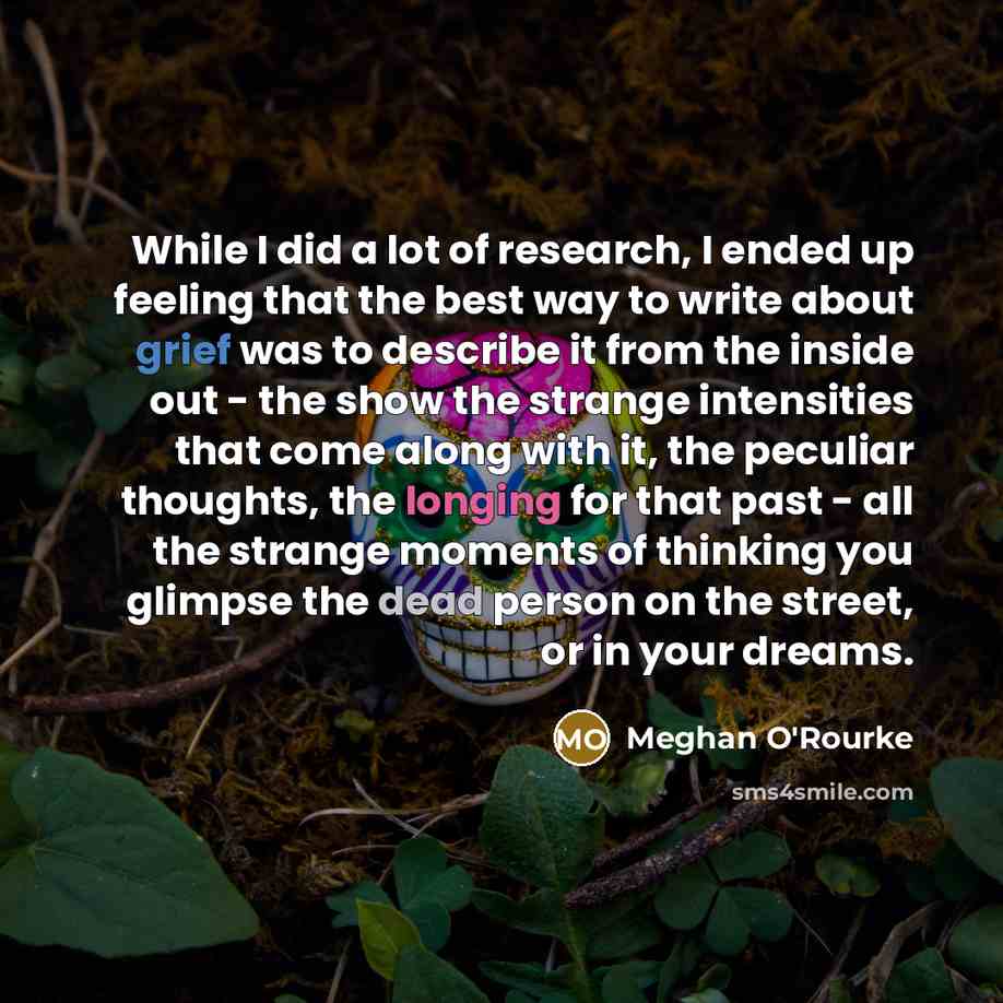 “While I did a lot of research, I ended up…” quote by Meghan O'Rourke