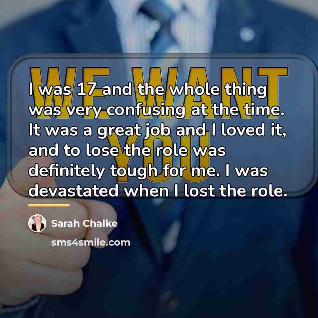 “I was 17 and the whole thing was very confusing…” quote by Sarah Chalke