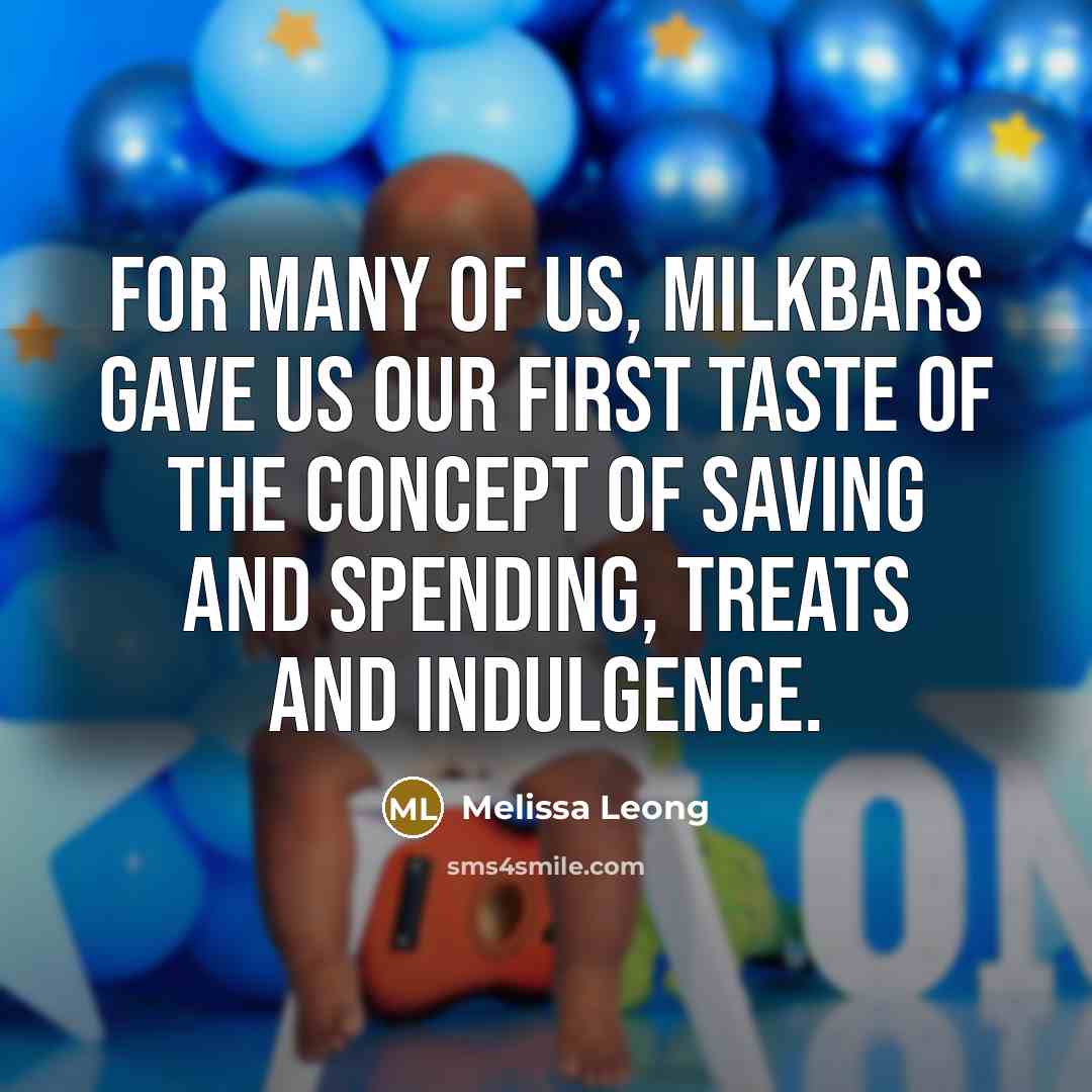 “For many of us, milkbars gave us our first taste…” quote by Melissa Leong