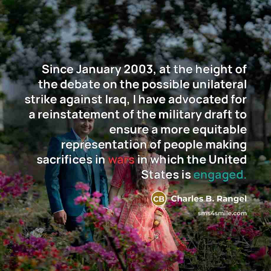 “Since January 2003, at the height of the debate on…” quote by Charles B. Rangel
