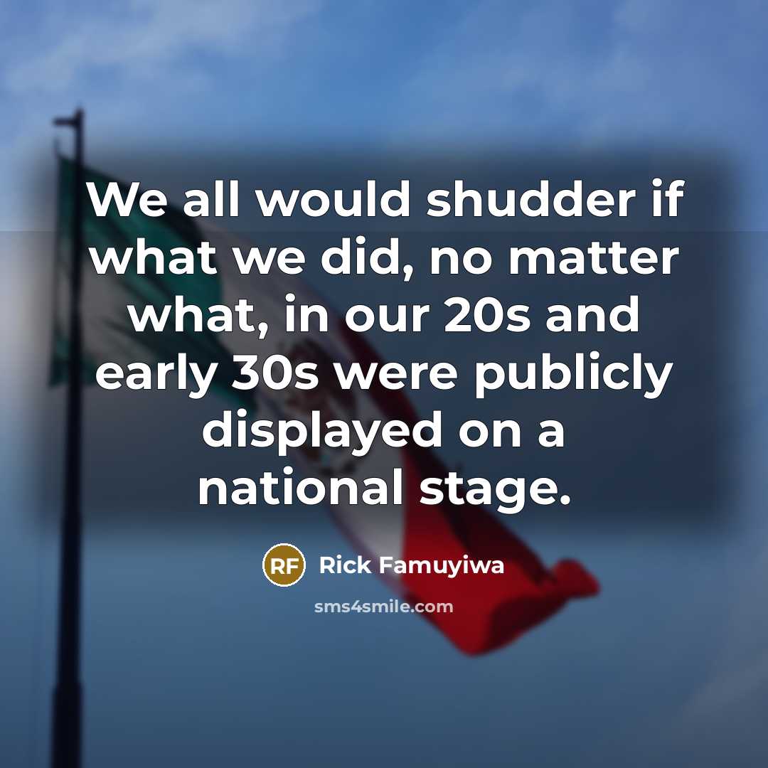 “We all would shudder if what we did, no matter…” quote by Rick Famuyiwa