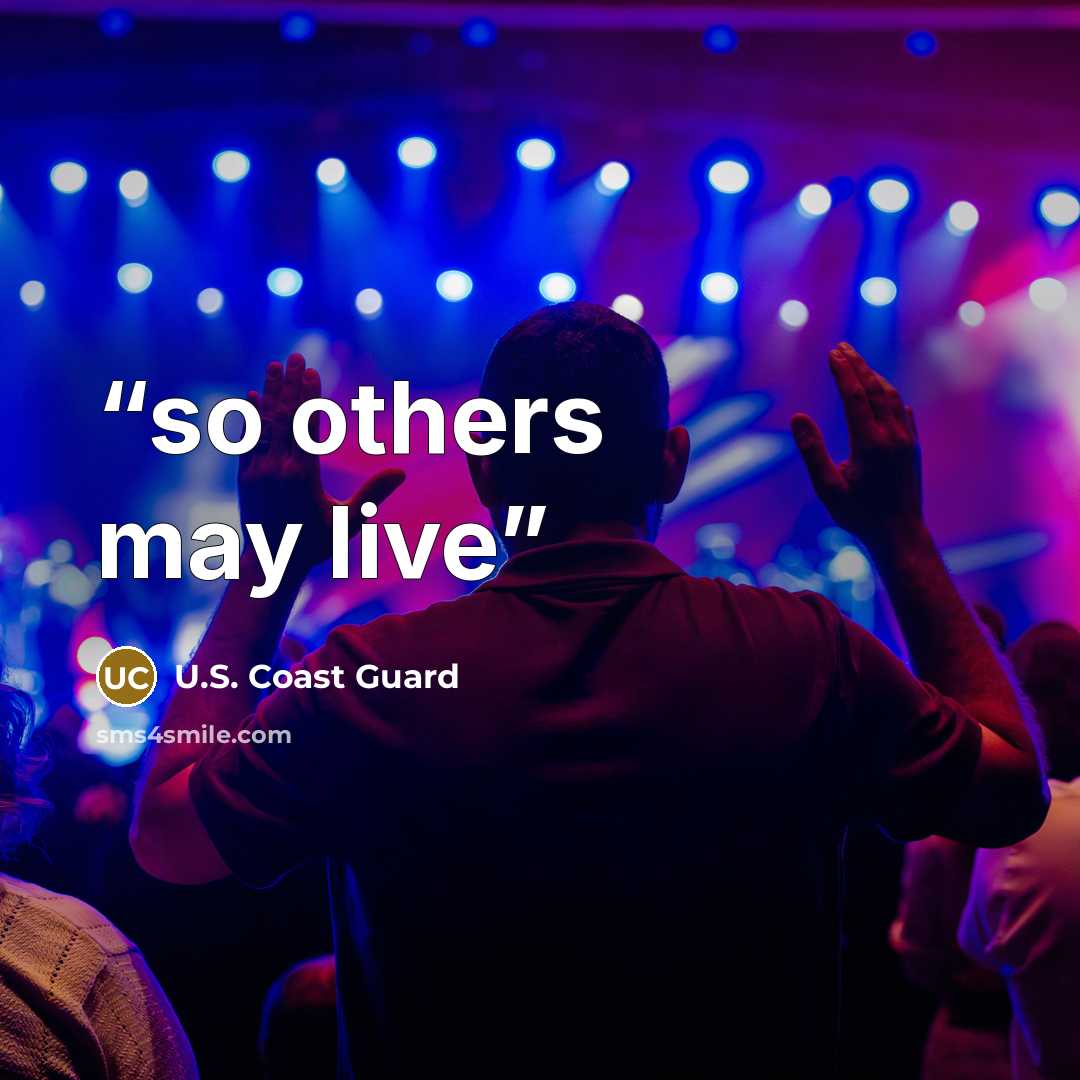 “so others may live” quote by U.S. Coast Guard