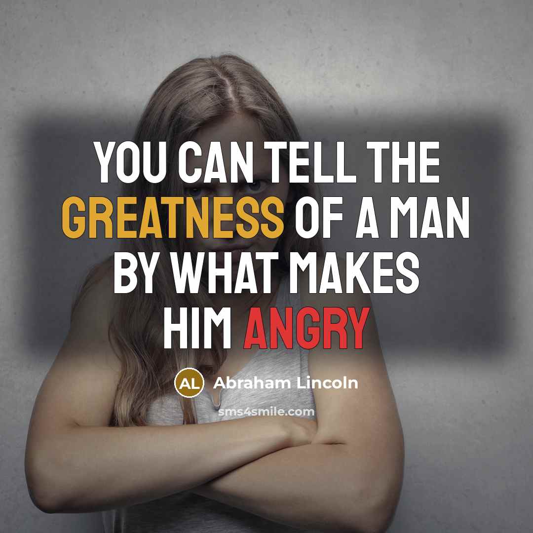 “You can tell the greatness of a man by what…” quote by Abraham Lincoln