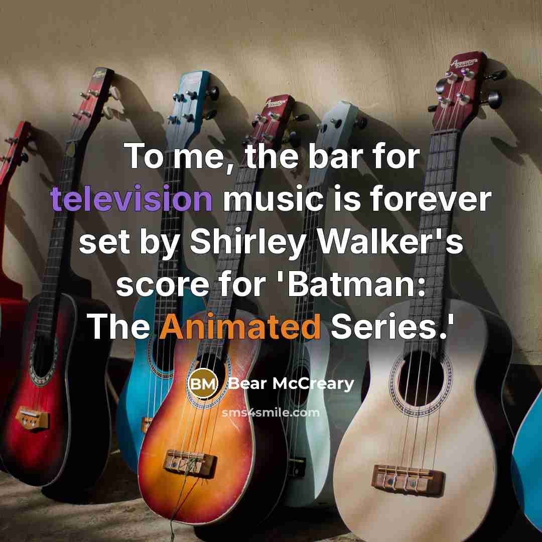 “To me, the bar for television music is forever set…” quote by Bear McCreary