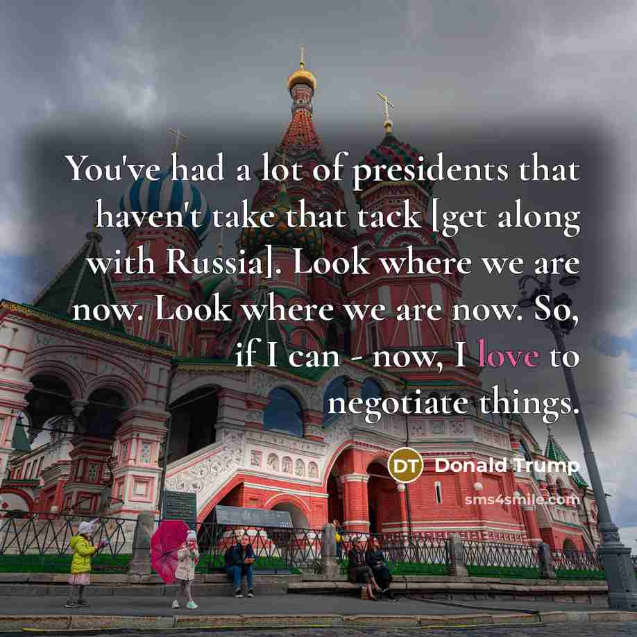 “You've had a lot of presidents that haven't take that…” quote by Donald Trump