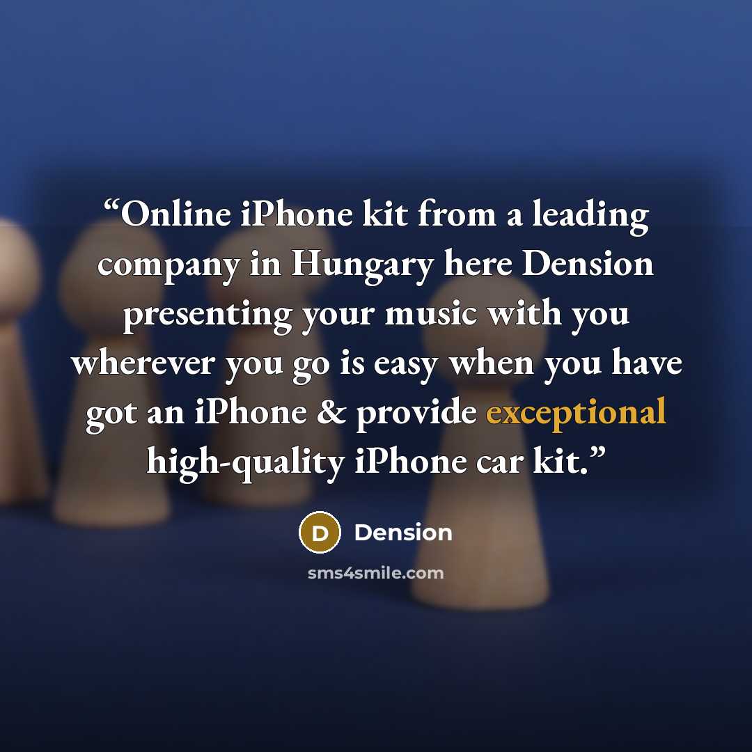 “Online iPhone kit from a leading company in Hungary here Dension presenting your music with you wherever you go is easy when you have got an iPhone & provide exceptional high-quality iPhone car kit.” quote by Dension