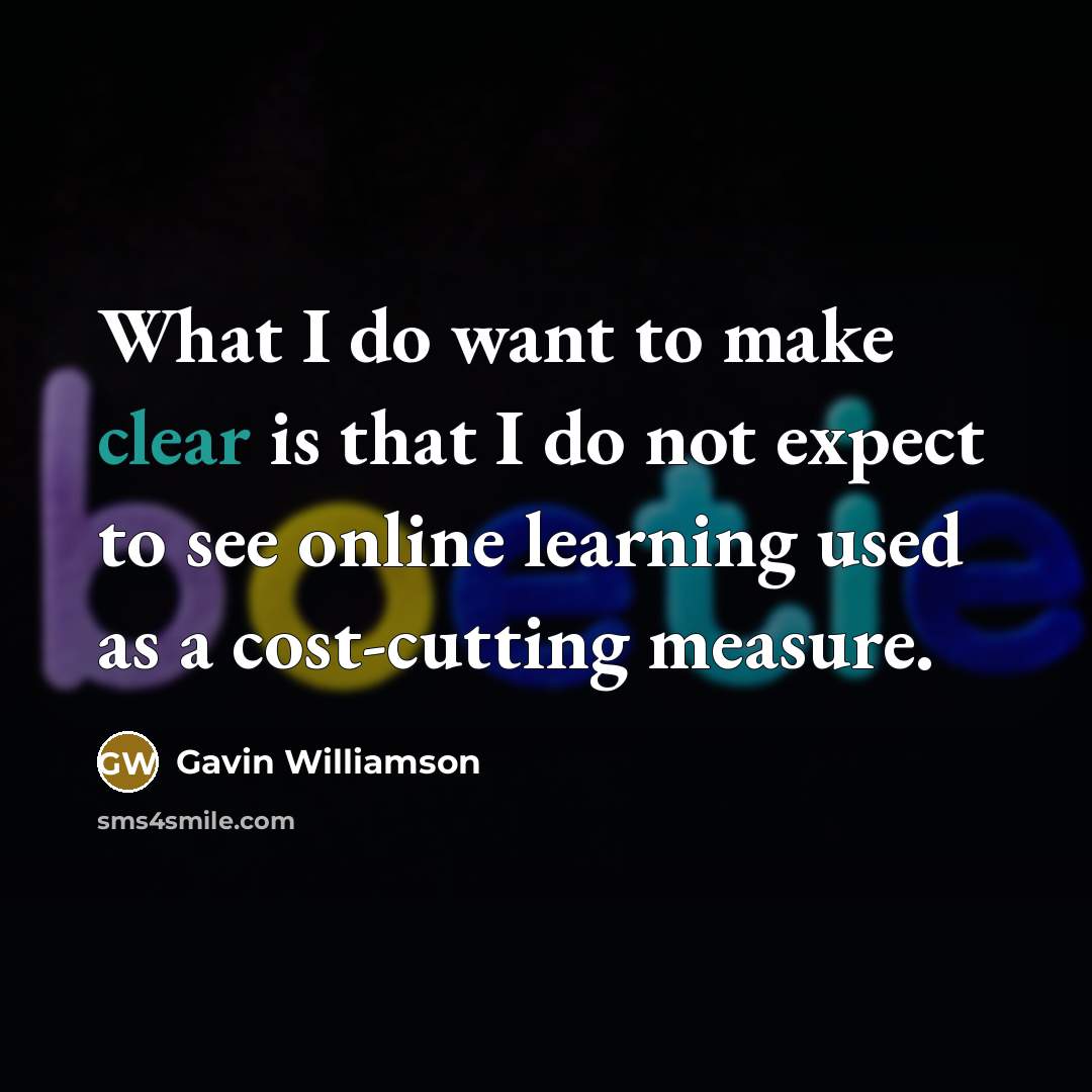 “What I do want to make clear is that I…” quote by Gavin Williamson