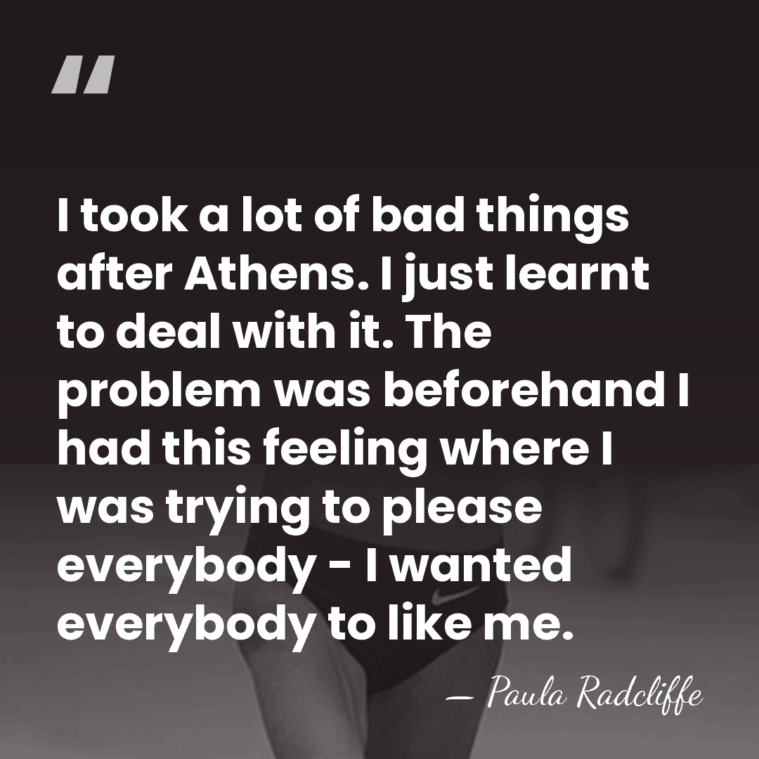 I took a lot of bad things after Athens. I just learnt&hellip; - Paula Radcliffe