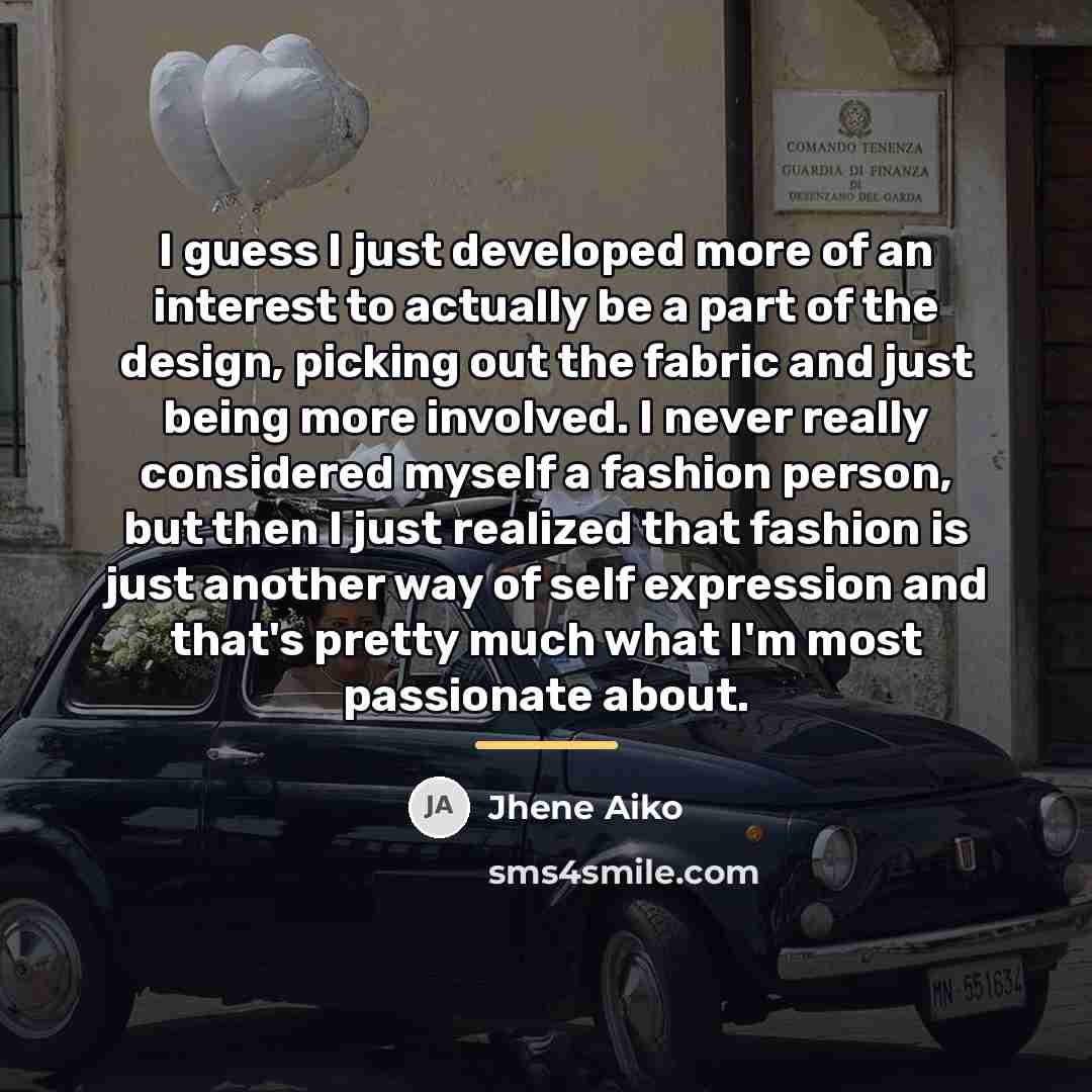 “I guess I just developed more of an interest to…” quote by Jhene Aiko