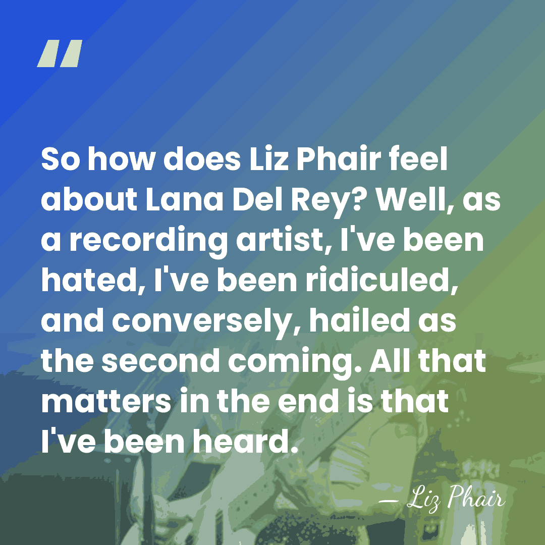 So how does Liz Phair feel about Lana Del Rey? Well, as&hellip; - Liz Phair