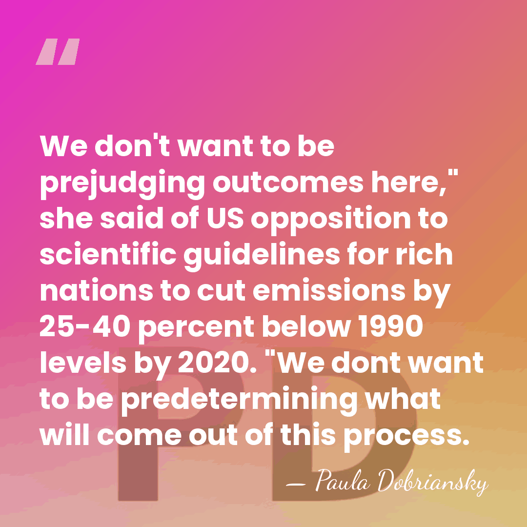 We don't want to be prejudging outcomes here," she said of US&hellip; - Paula Dobriansky