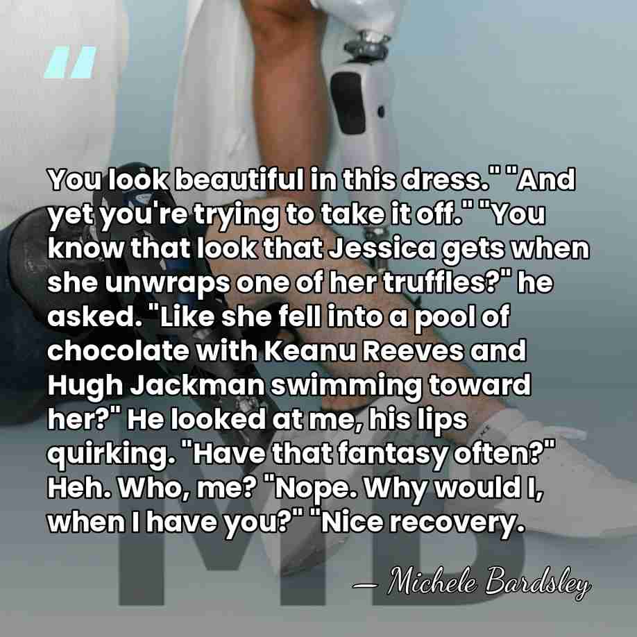 You look beautiful in this dress." "And yet you're trying to take&hellip; - Michele Bardsley
