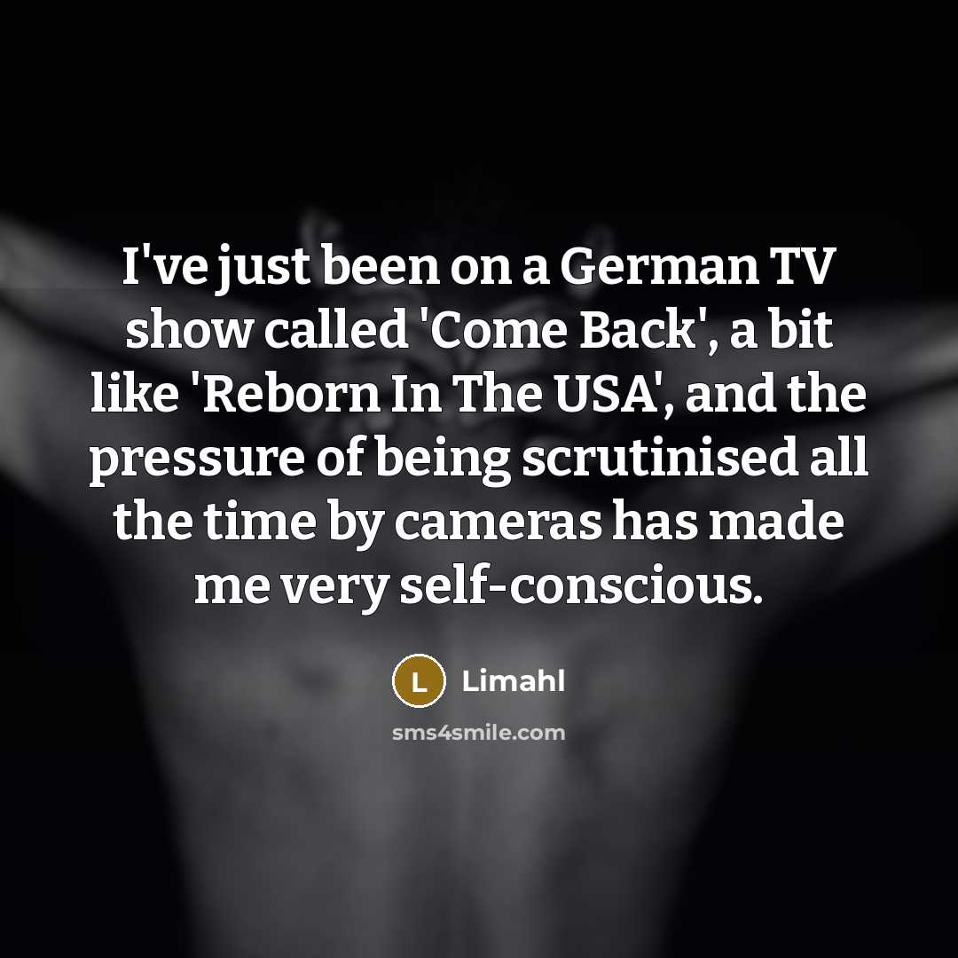 “I've just been on a German TV show called 'Come…” quote by Limahl