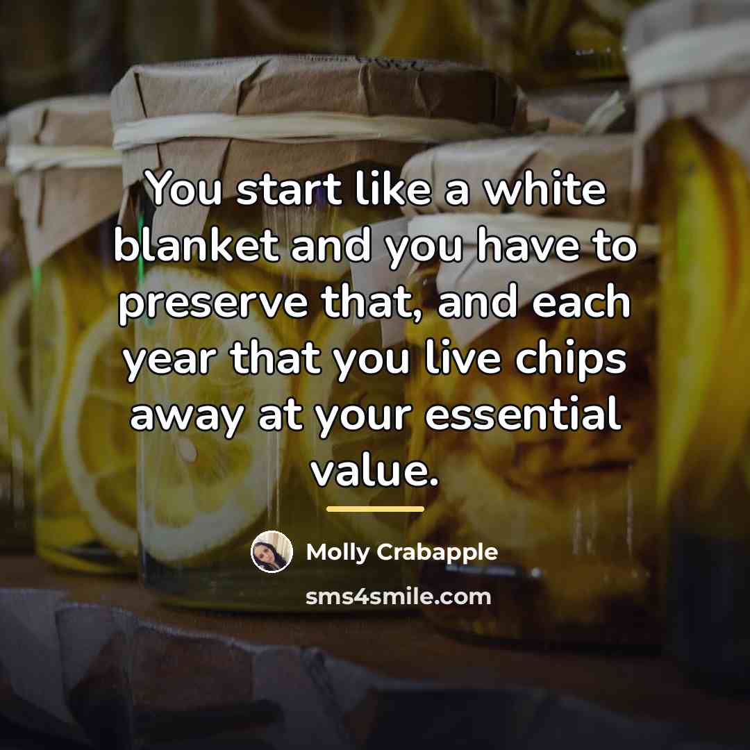 “You start like a white blanket and you have to…” quote by Molly Crabapple