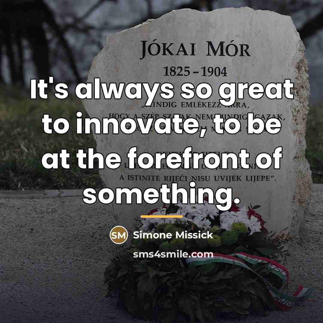 “It's always so great to innovate, to be at the…” quote by Simone Missick